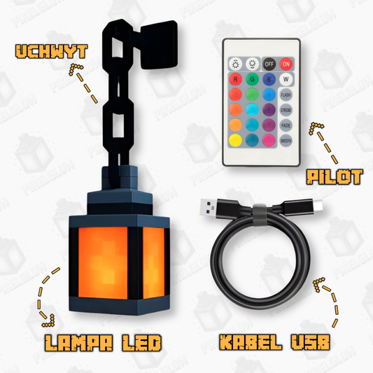 Lampa z światłem LED | PixelGlow